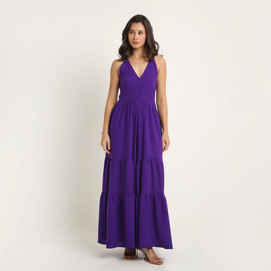 Aria Violet Jumpsuit