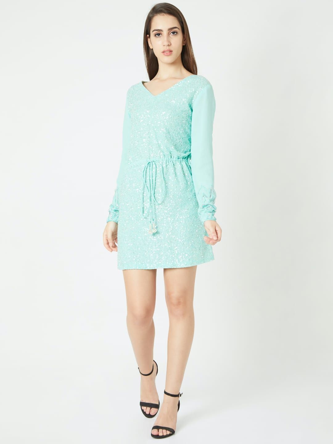 The Ice Blue Kaftan Dresses for Women - Reema Anand Label